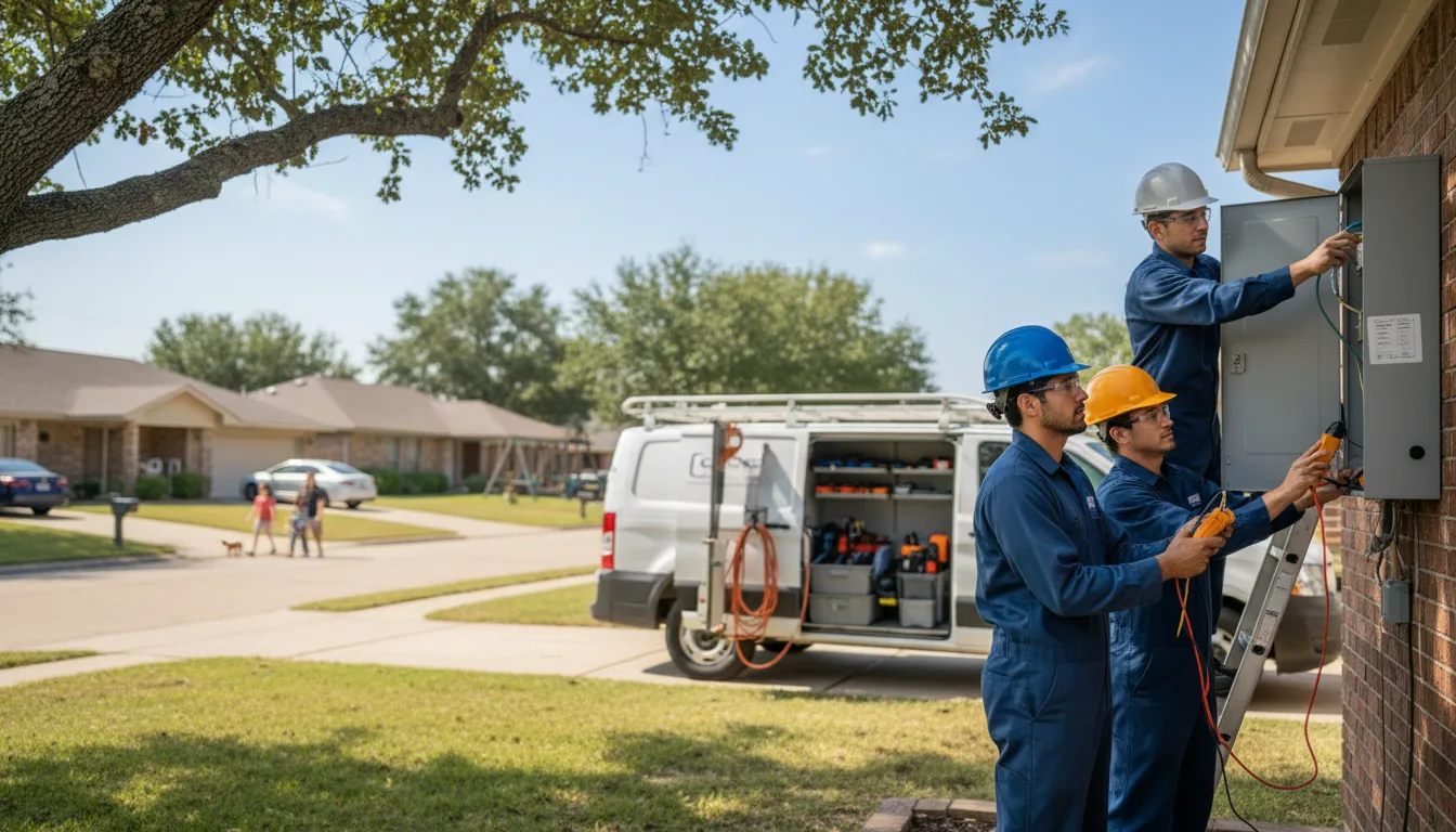 Certified electrician providing emergency electrical services in Holabird, SD